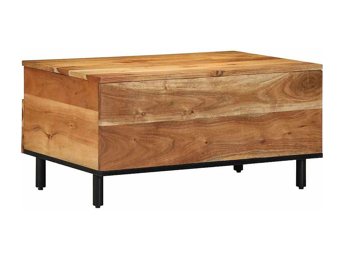 Table basse Marron 80 x 54 x 40 cm Bois d'acacia massif