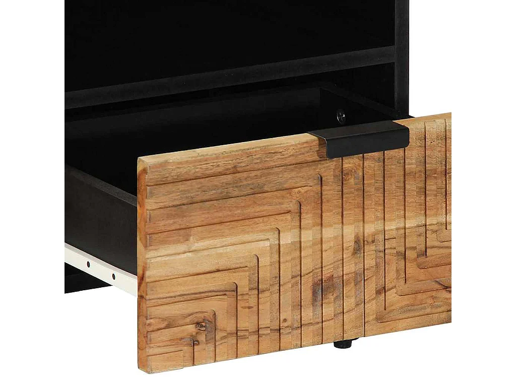 Table basse Marron 80 x 54 x 40 cm Bois d'acacia massif