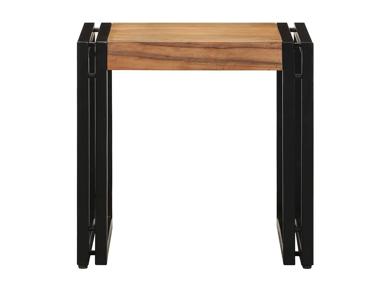 Table basse Marron 40 x 40 x 38 cm Bois d'acacia massif