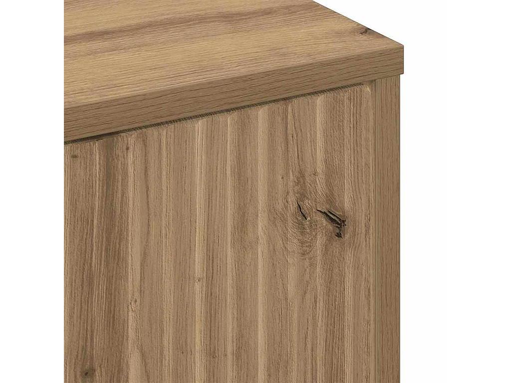 Mesa de Café Roble artisan 90 x 49 x 46 cm Madera contrachapada