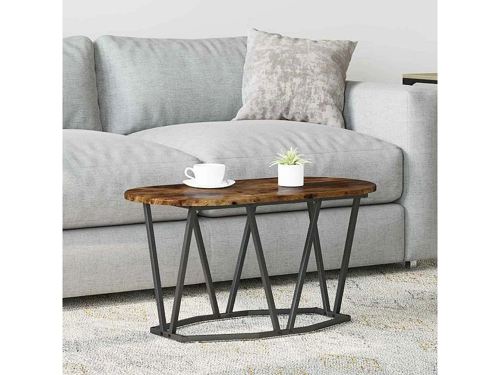 Table Basse Chêne fumé 80 x 40 x 40.5 cm