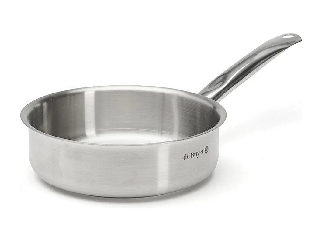 De Buyer Sauteuse 28cm inox sans couvercle - 3502.28