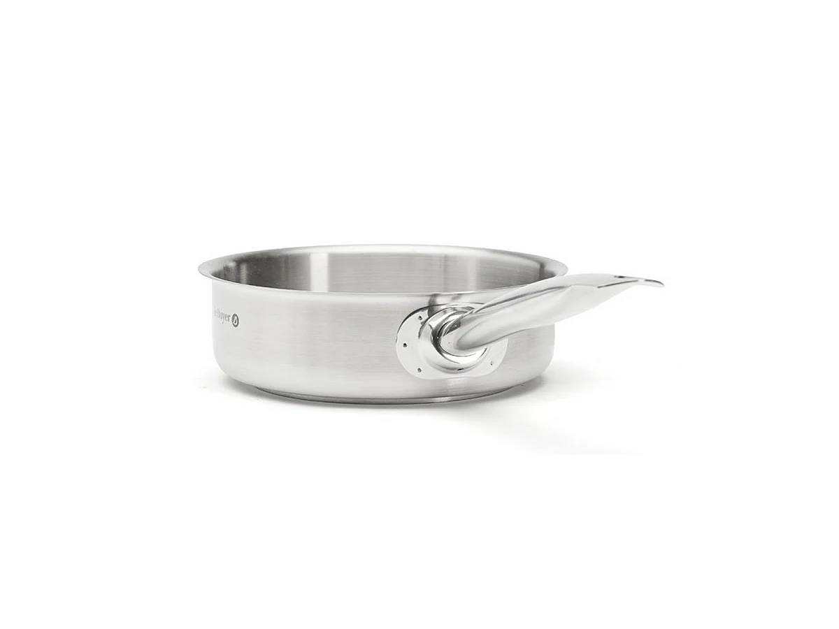 De Buyer Sauteuse 28cm inox sans couvercle - 3502.28