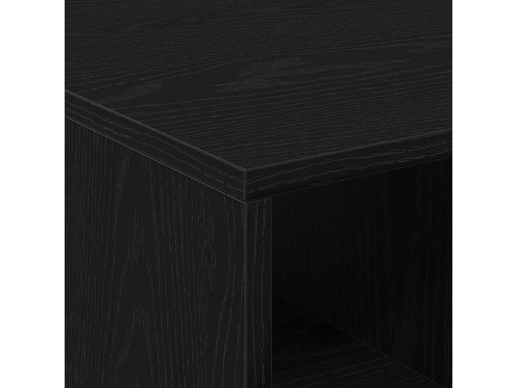 Mesa de Centro with Drawer Carvalho preto 90 x 50 x 36.5 cm