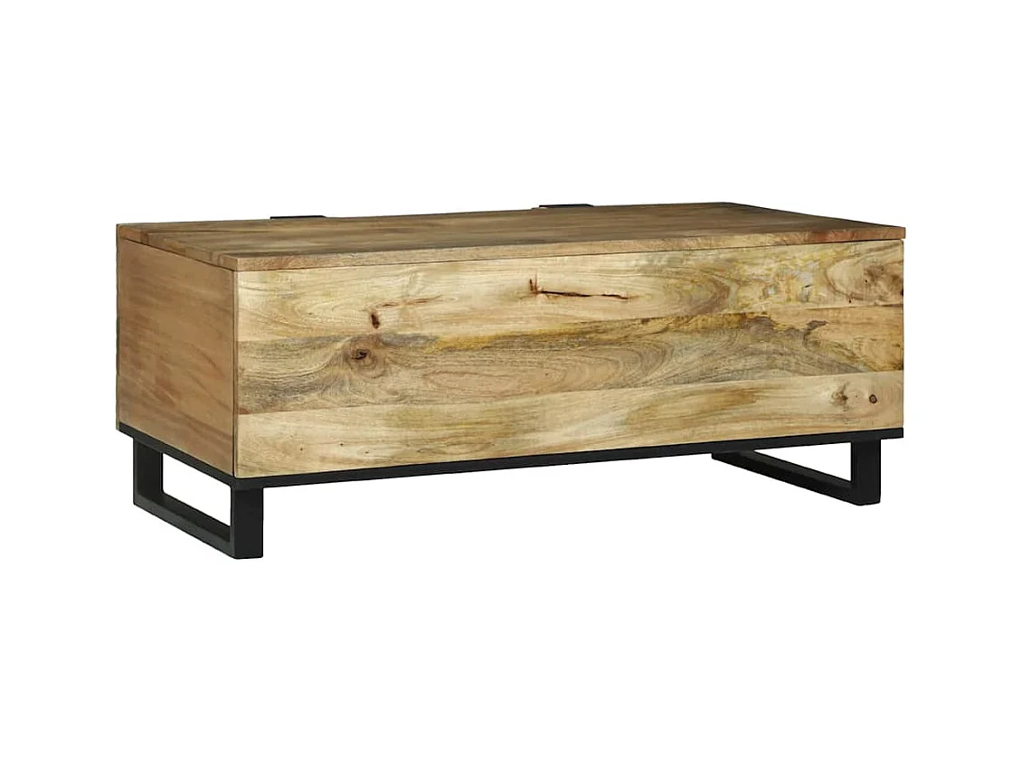 Table basse Marron et Noir 100 x 54 x 40 cm