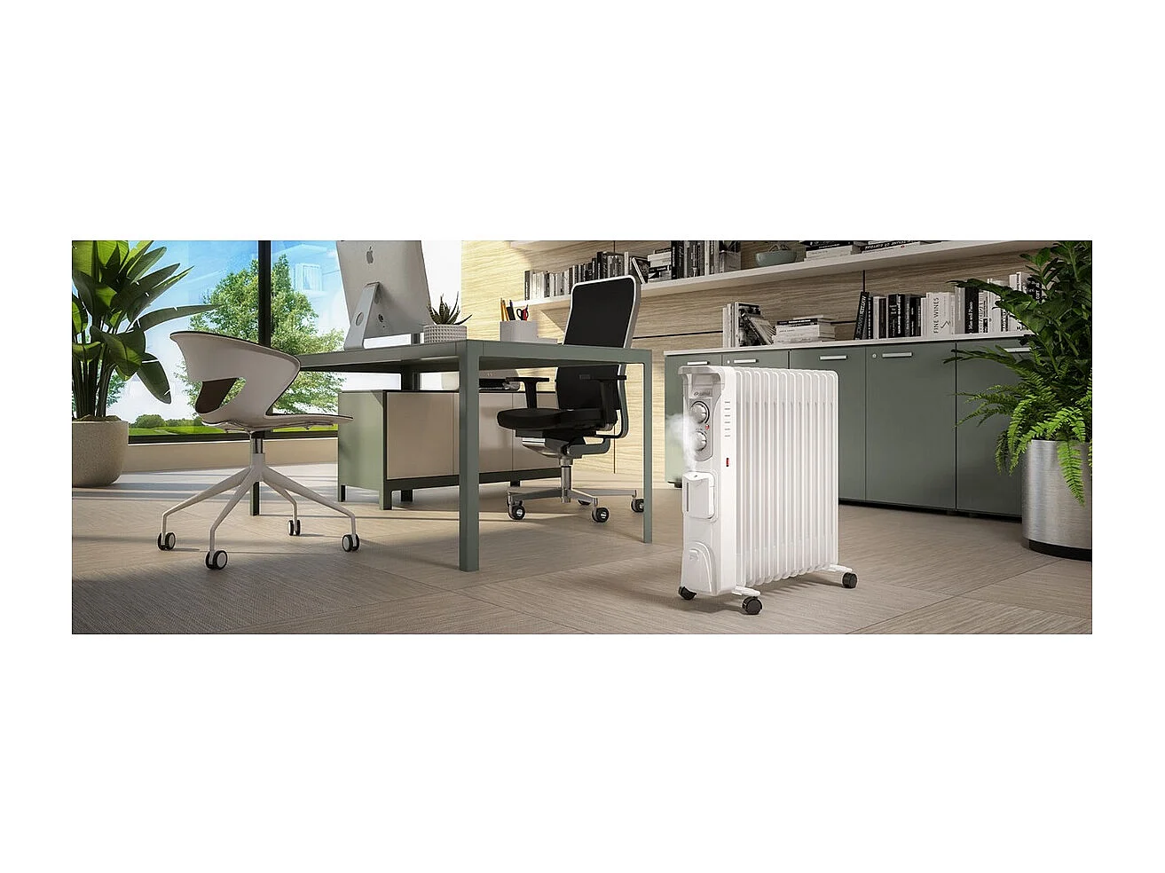 Olimpia Splendid Caldorad Humi 9 Radiatore elettrico olio Bianco 2000 W