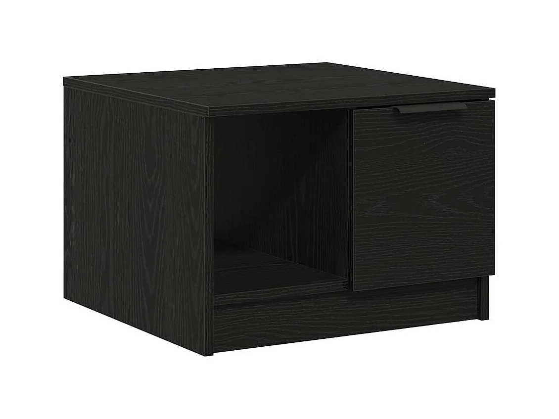 Table basse Chêne noir 50 x 50 x 36 cm Bois d'ingénierie