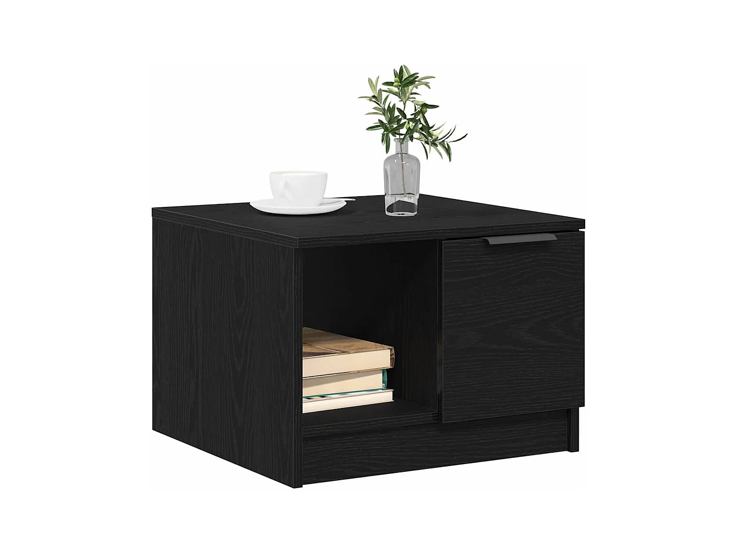 Table basse Chêne noir 50 x 50 x 36 cm Bois d'ingénierie