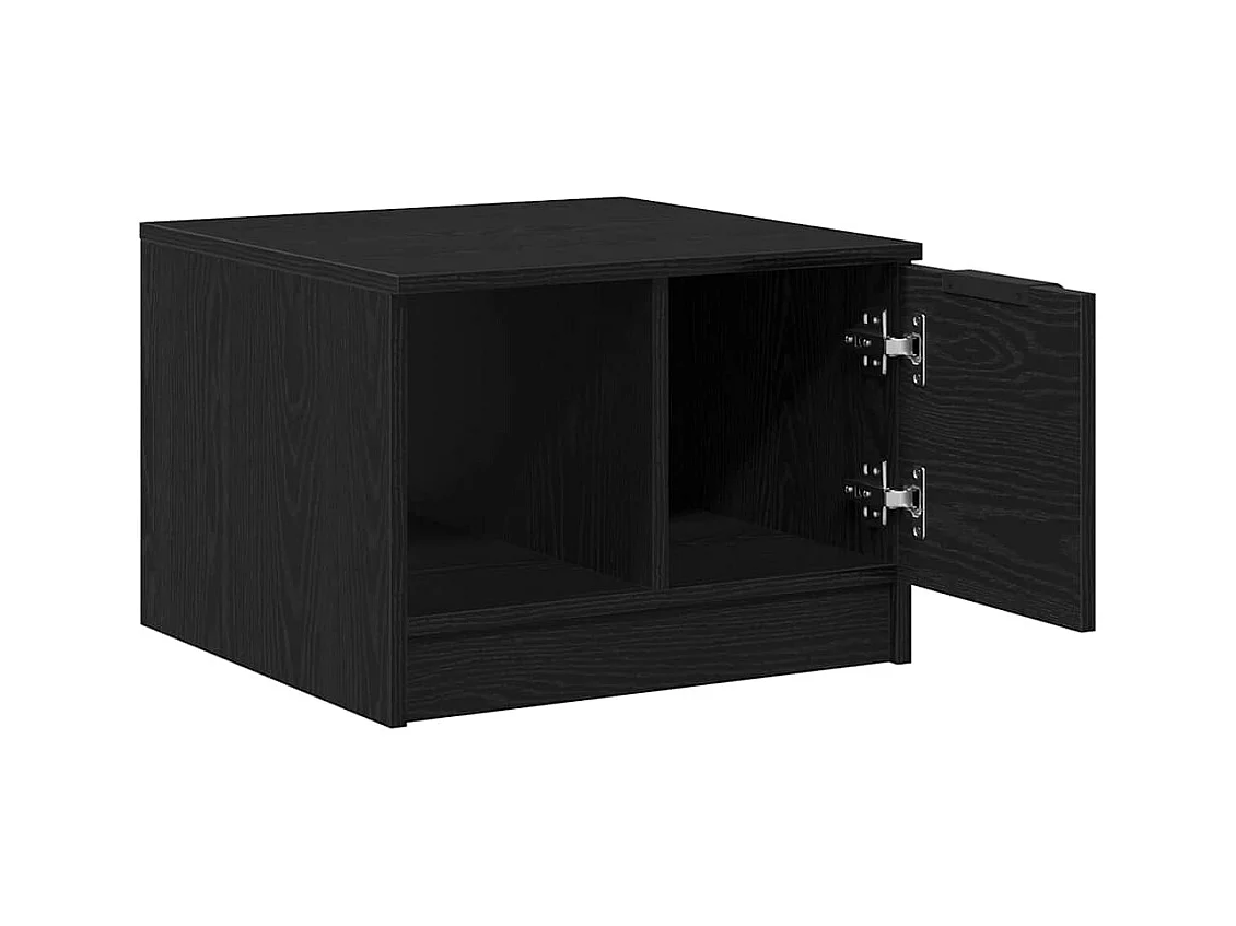 Table basse Chêne noir 50 x 50 x 36 cm Bois d'ingénierie