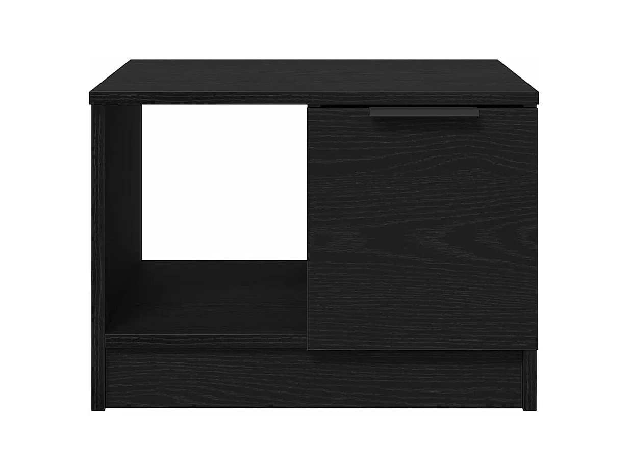 Table basse Chêne noir 50 x 50 x 36 cm Bois d'ingénierie