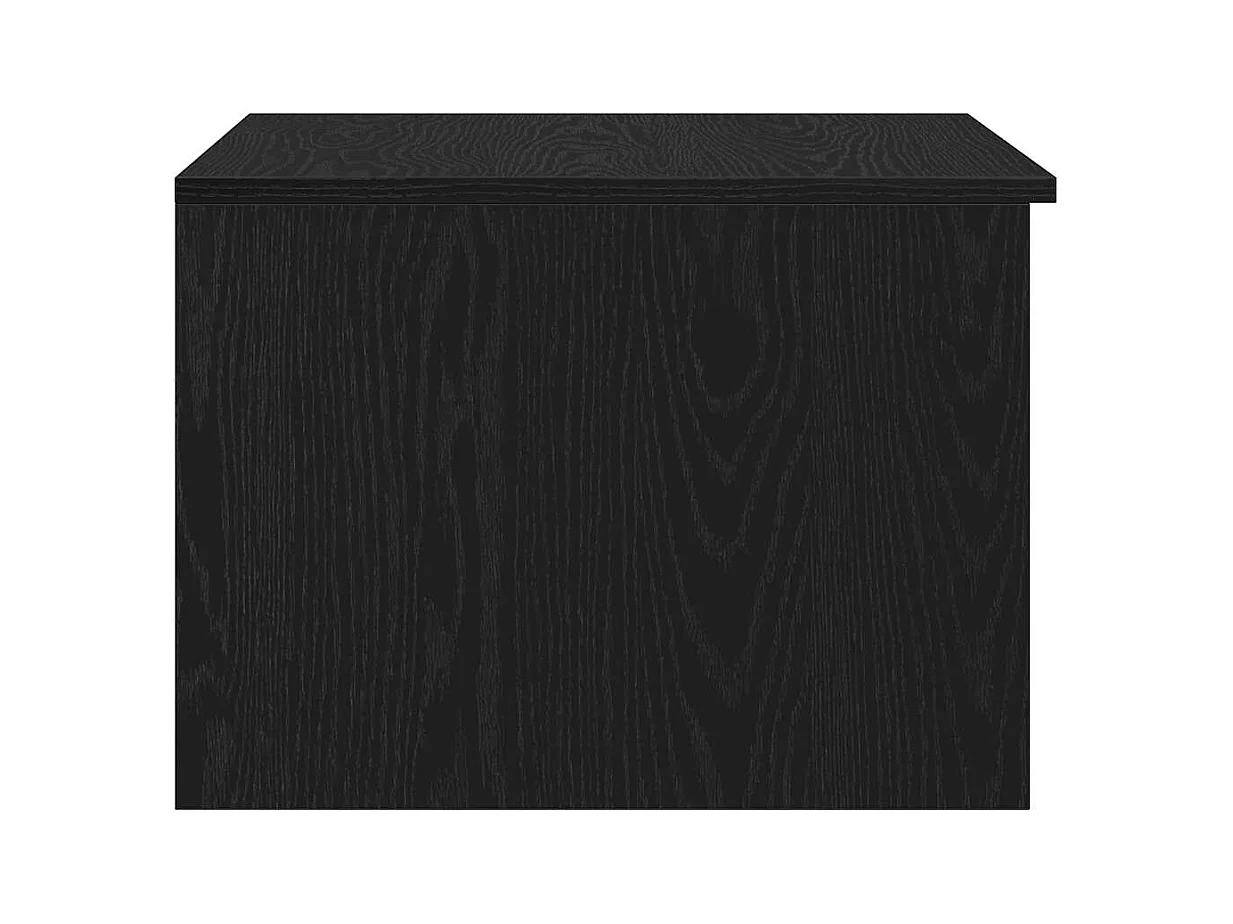 Table basse Chêne noir 50 x 50 x 36 cm Bois d'ingénierie