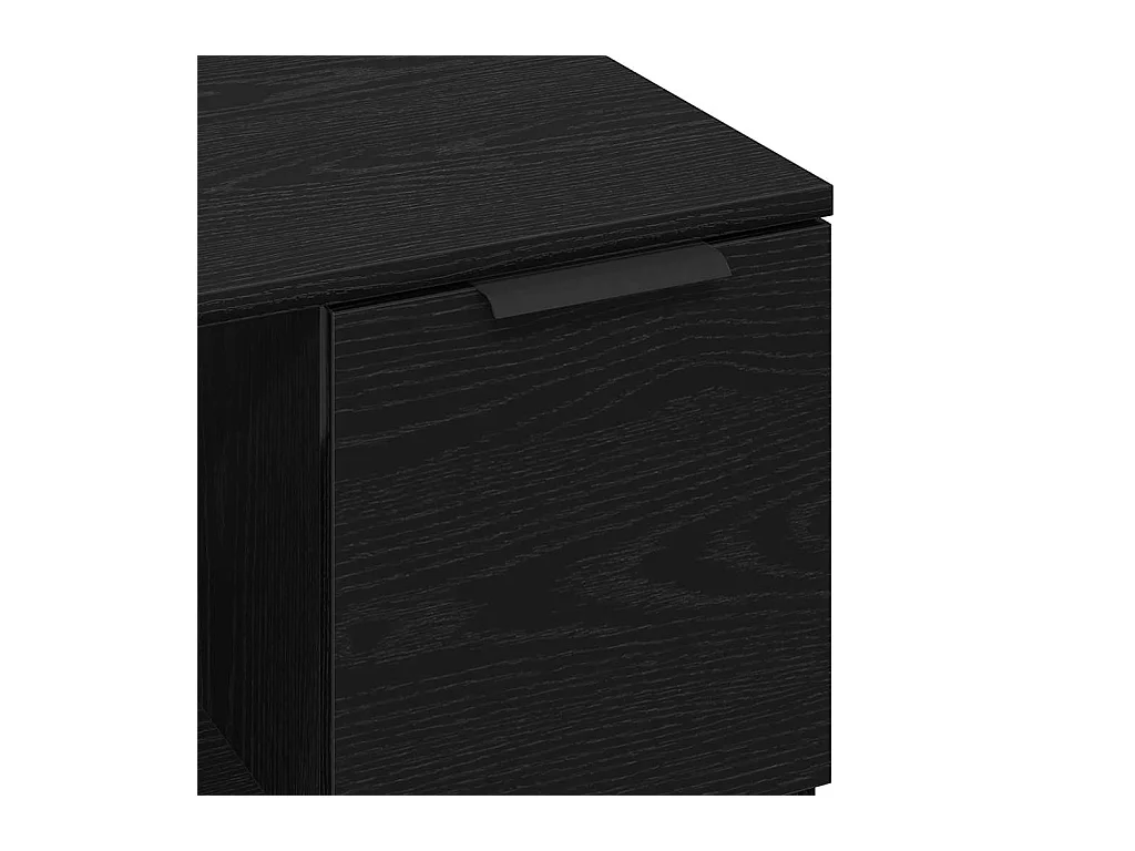 Table basse Chêne noir 50 x 50 x 36 cm Bois d'ingénierie