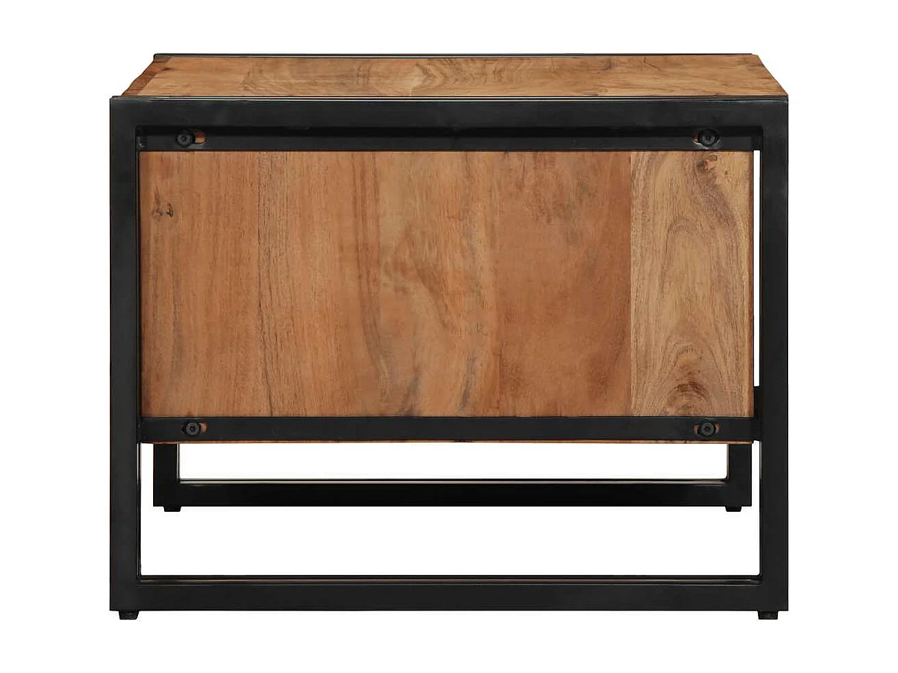 Mesa de centro madera maciza de acacia 70x50x38 cm