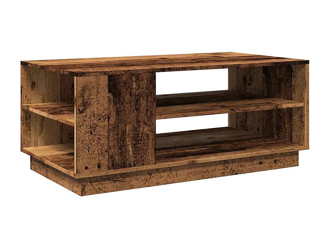 Mesa de centro 102x55x43 cm derivados de madeira madeira velha
