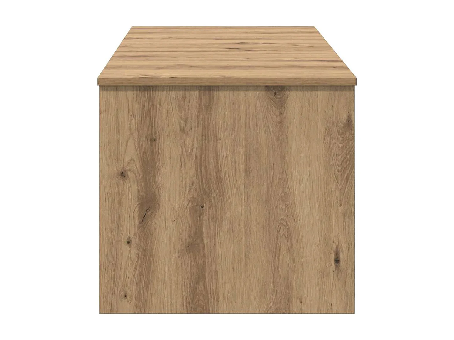 Table basse chêne artisanal 102 x 50,5 x 46,5 cm