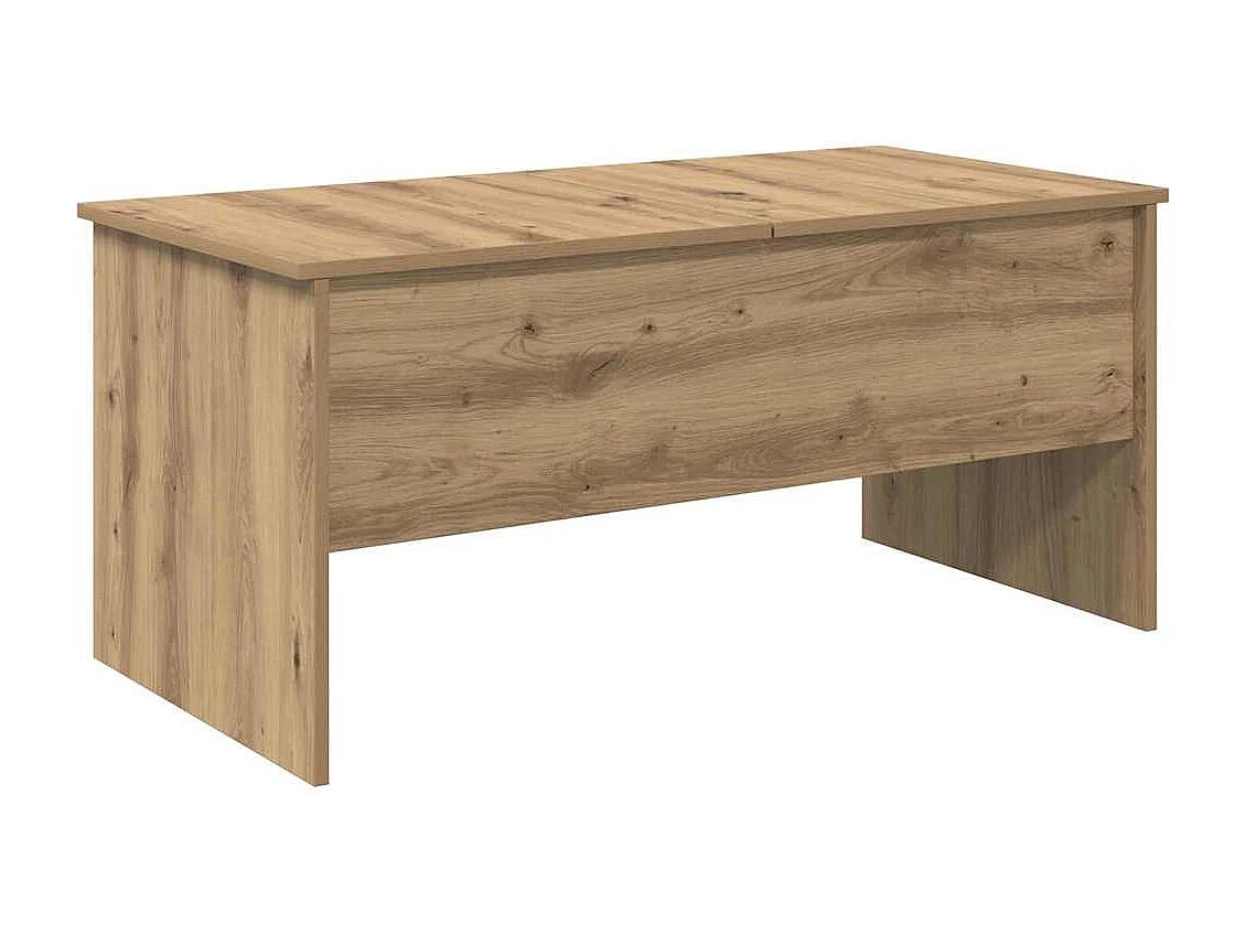 Salontafel artisanaal eikenkleurig 102 x 50,5 x 46,5 cm