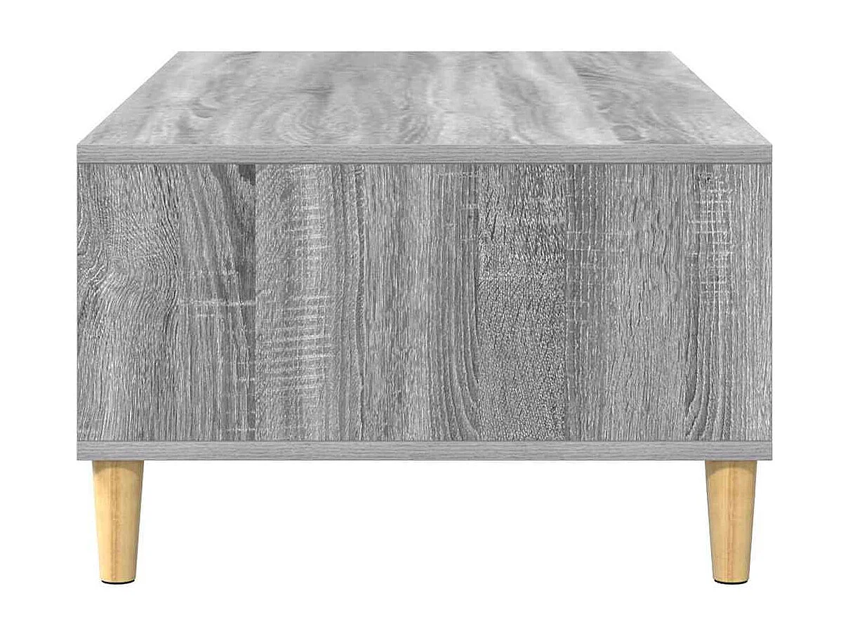 Table basse Sonoma gris 103,5 x 60 x 35 cm Bois d'ingénierie