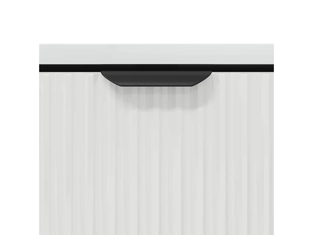 Mesa de centro Branco brilhante 90 x 49 x 46 cm