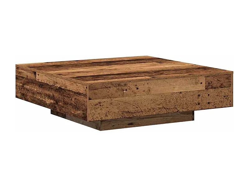 Table basse Bois ancien 100 x 100 x 31 cm Bois d'ingénierie