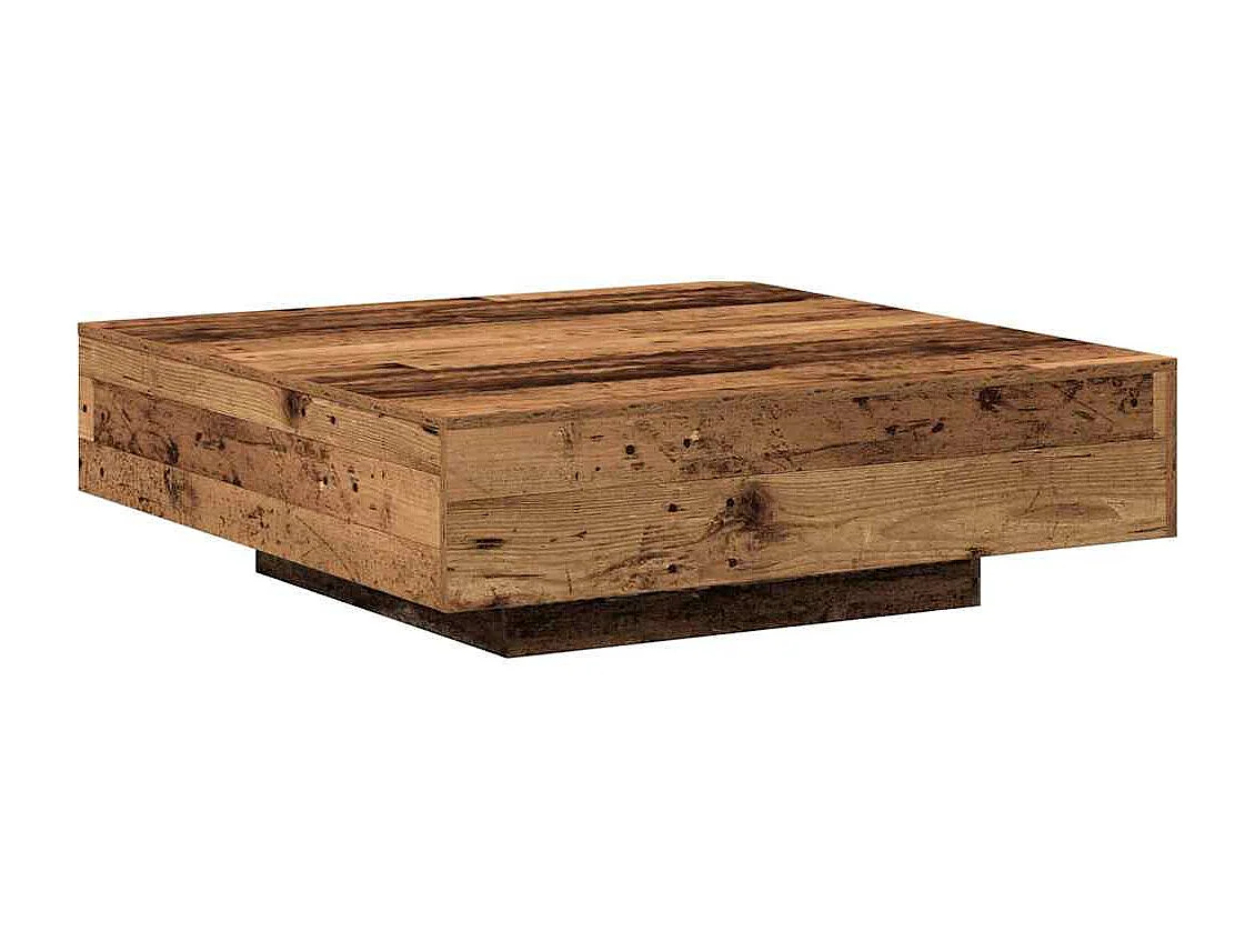 Table basse Bois ancien 100 x 100 x 31 cm Bois d'ingénierie