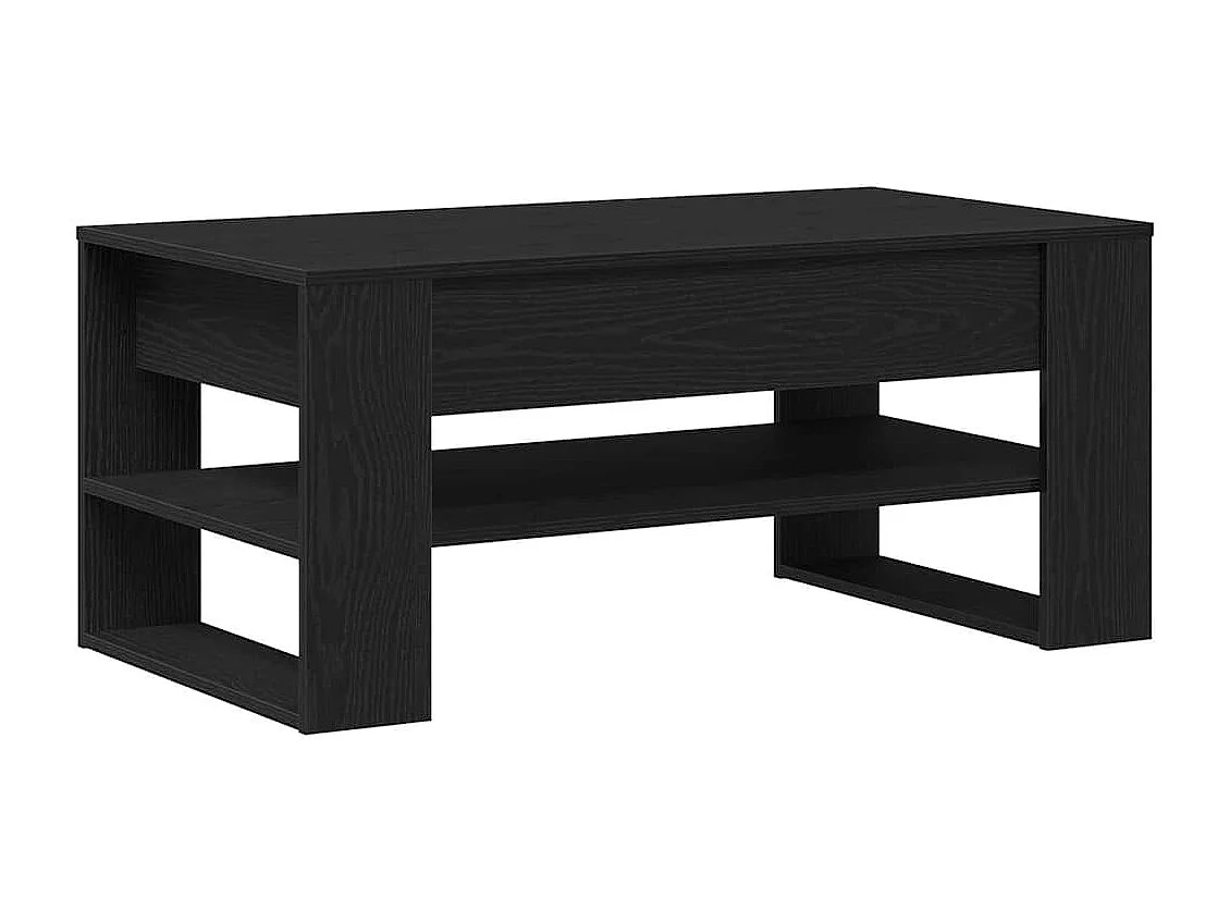 Table basse Chêne noir 102 x 55 x 45 cm Bois d'ingénierie