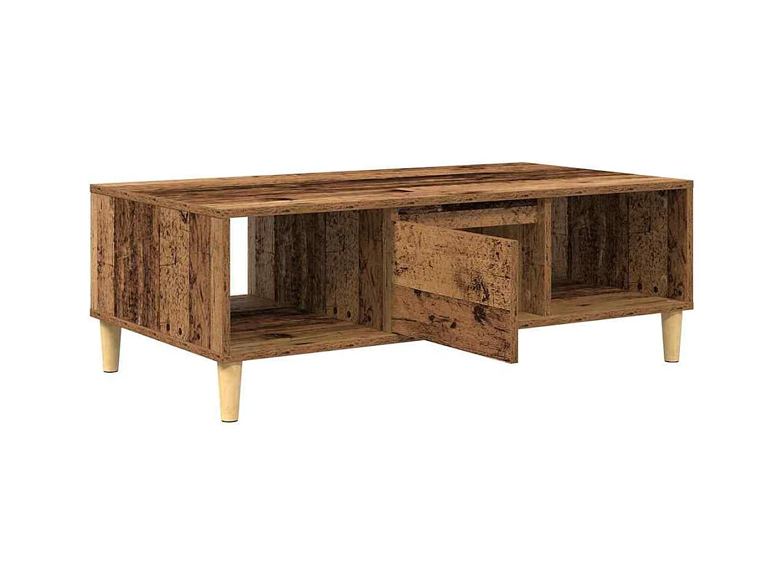 Table basse Bois ancien 103,5 x 60 x 35 cm Bois d'ingénierie