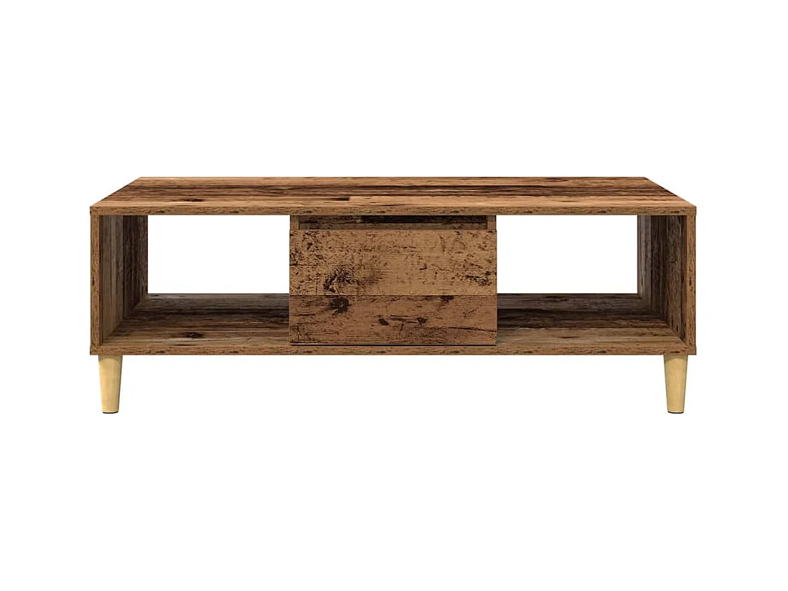 Table basse Bois ancien 103,5 x 60 x 35 cm Bois d'ingénierie
