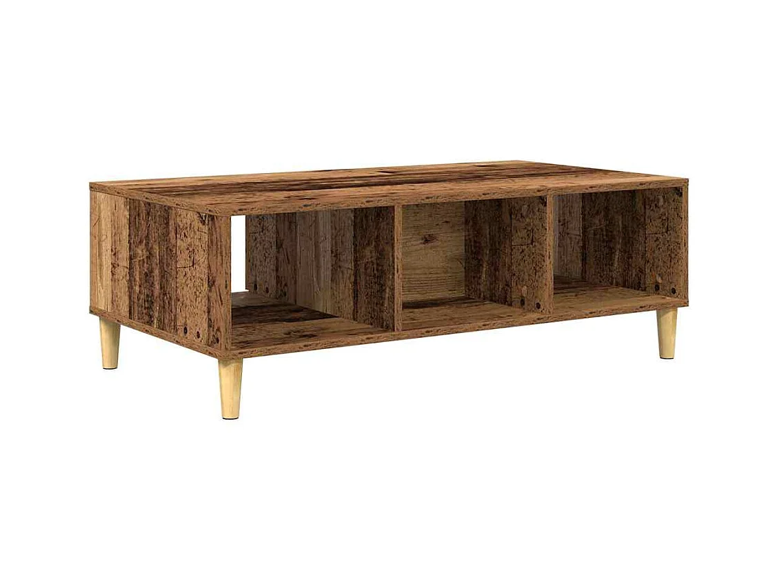 Table basse Bois ancien 103,5 x 60 x 35 cm Bois d'ingénierie