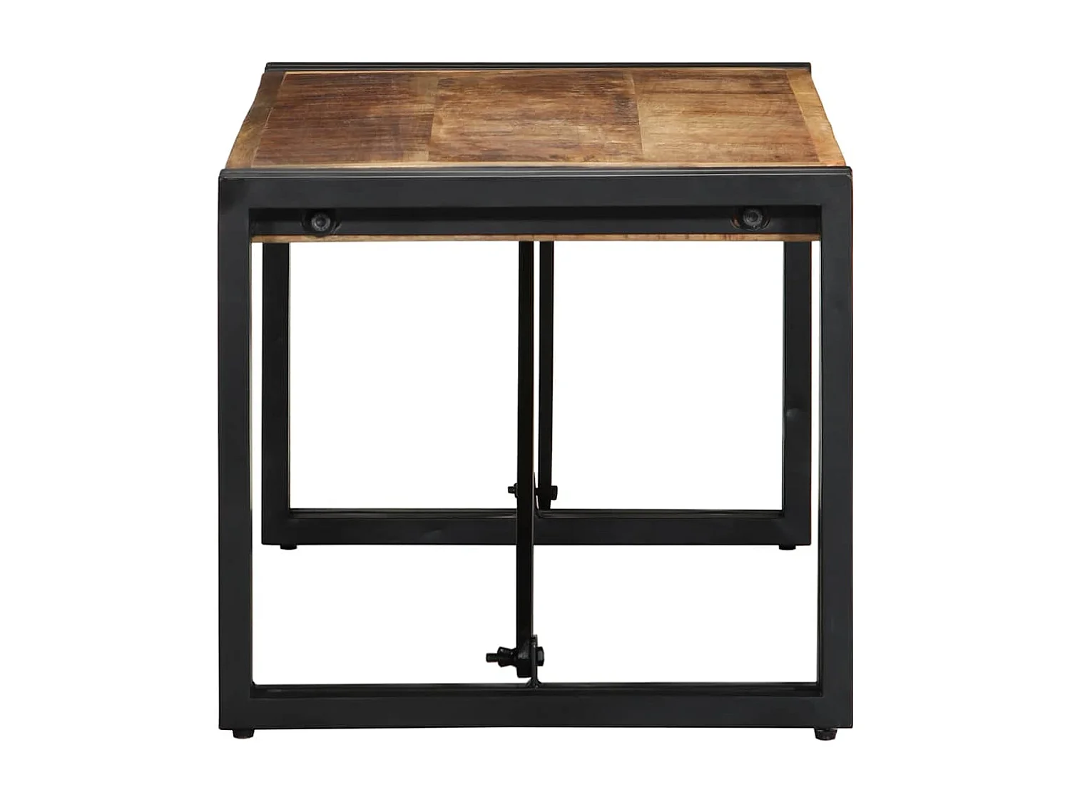 Table basse 80x40x35 cm bois de manguier massif brut