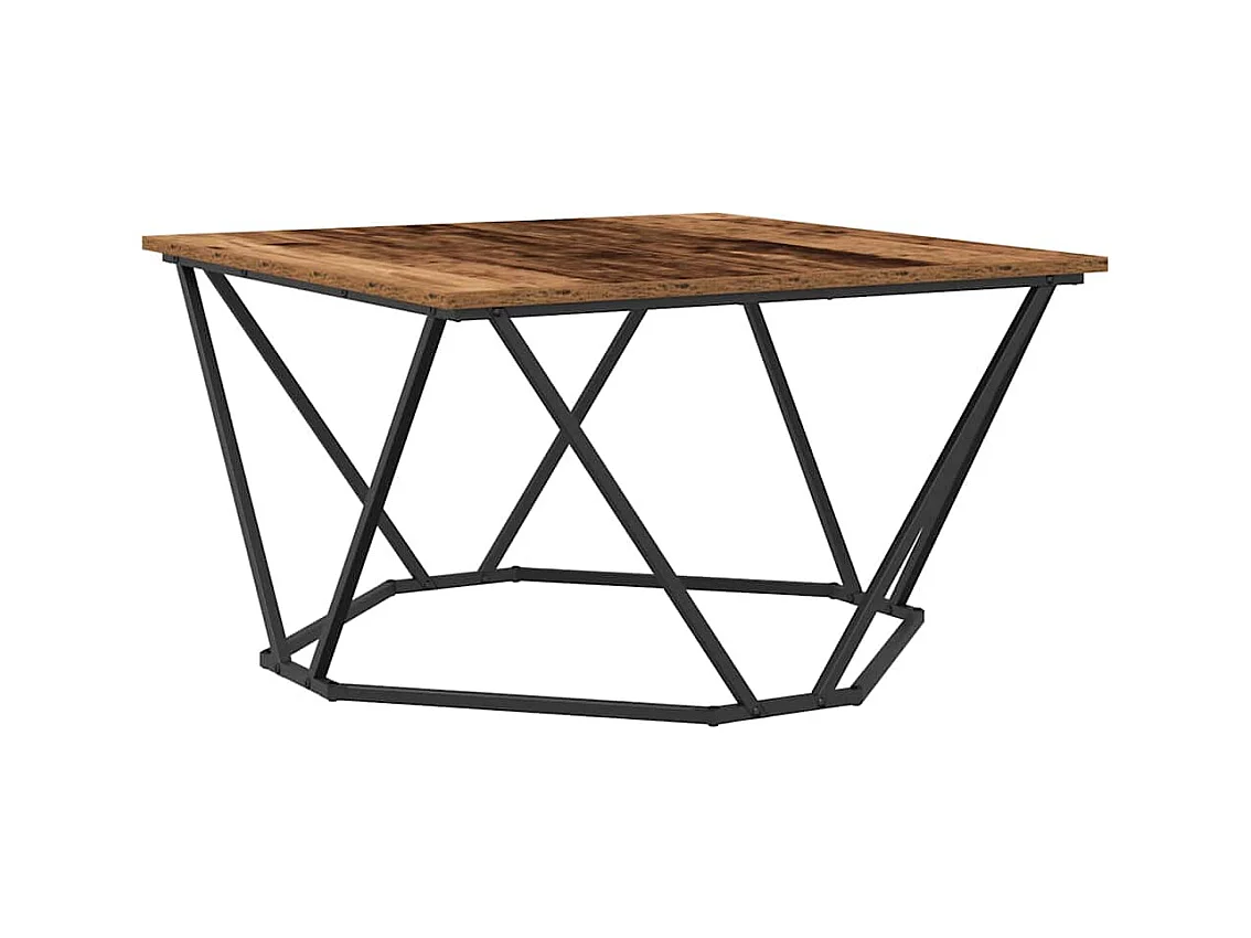 Table basse Bois ancien 80 x 80 x 45 cm