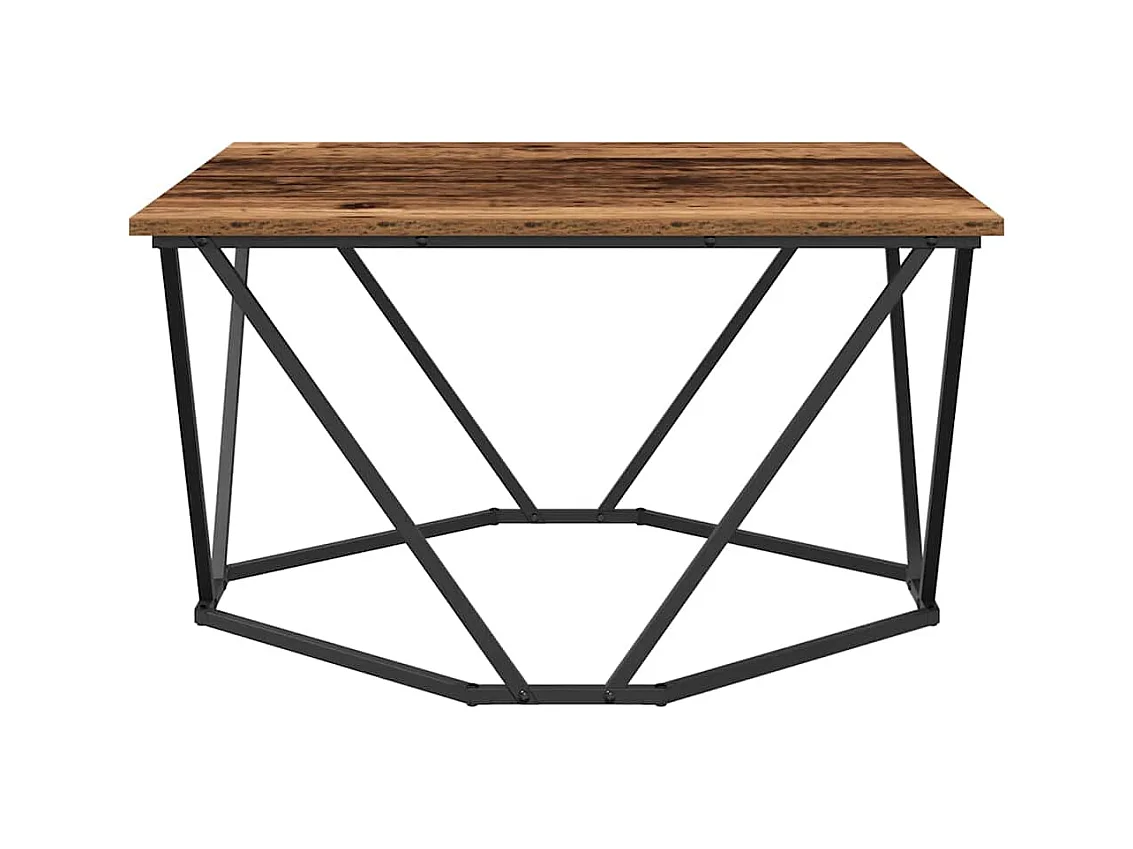 Table basse Bois ancien 80 x 80 x 45 cm