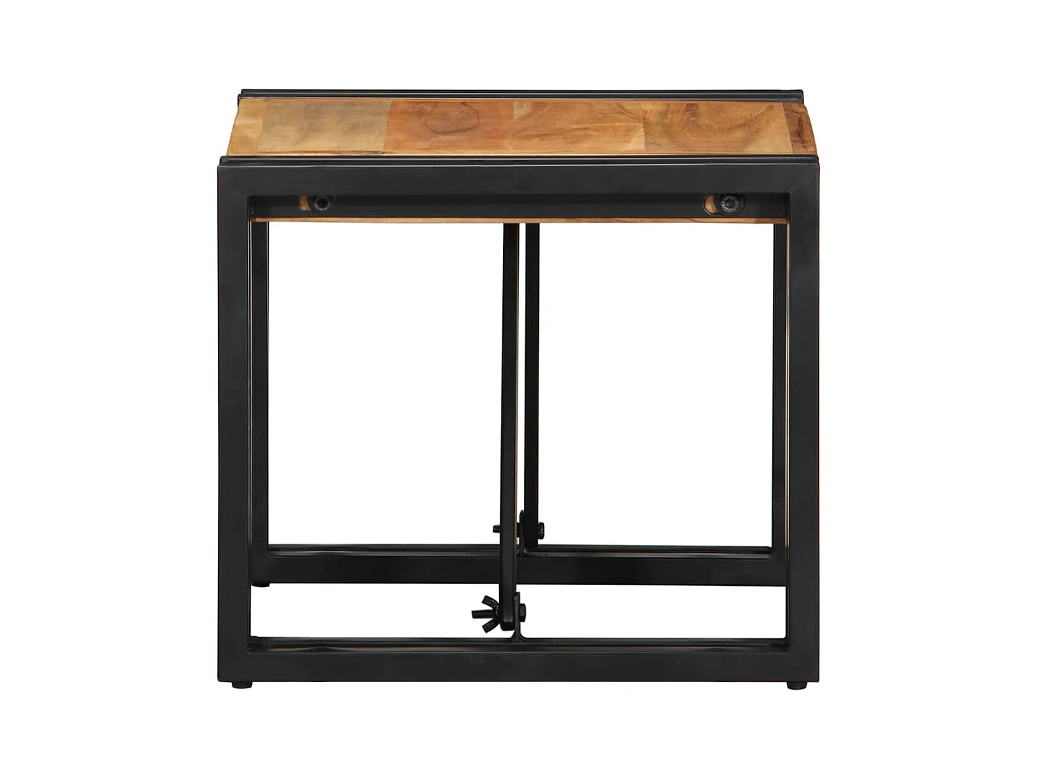 Table basse 40x40x35 cm bois massif acacia