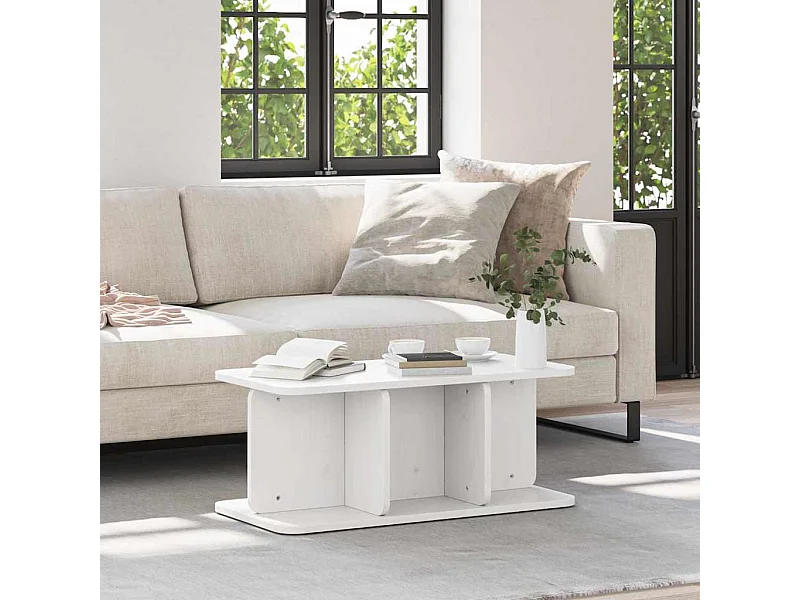 Mesa de Café 80 x 39.5 x 33.5 cm Madera maciza de pino