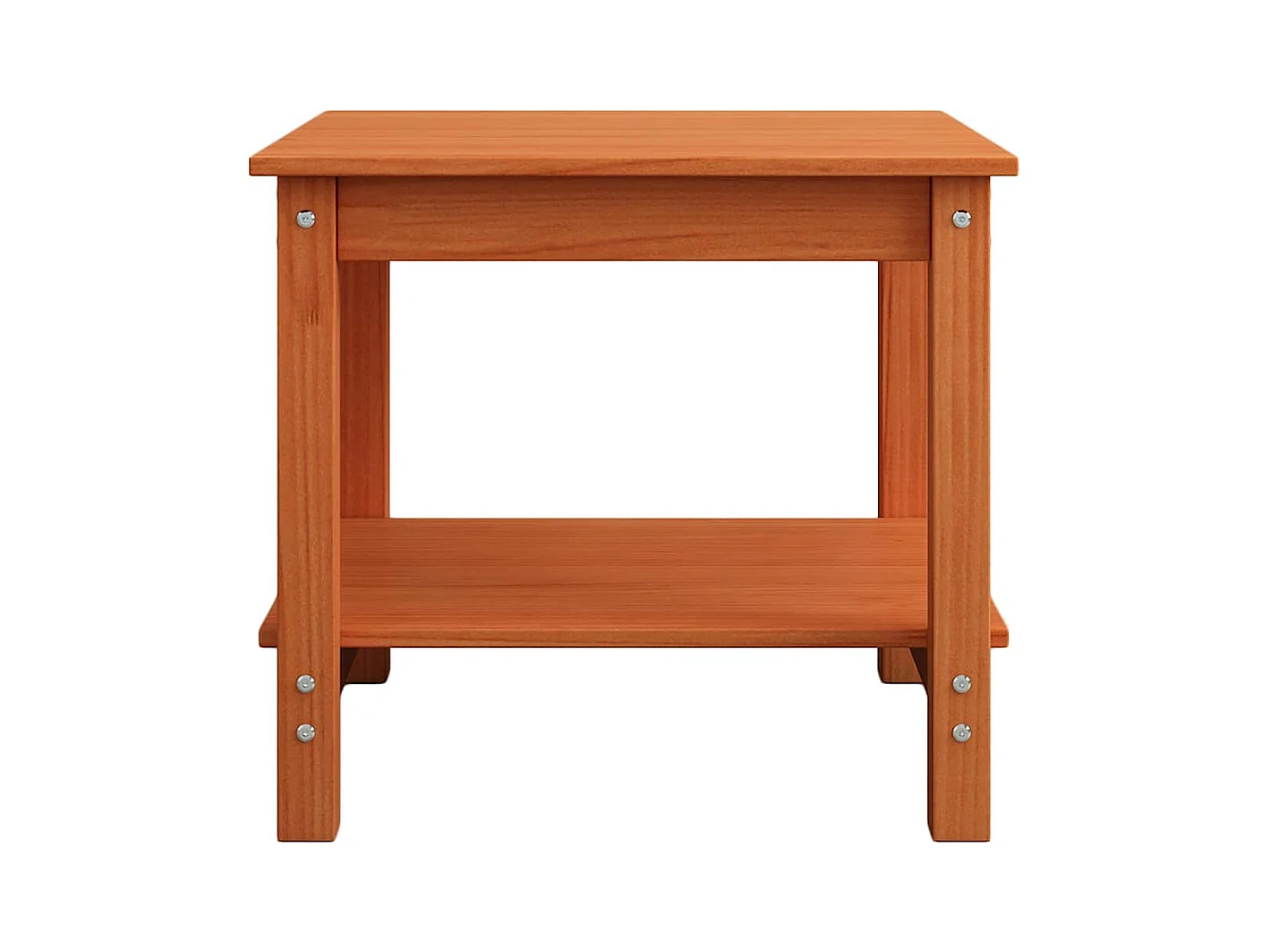 Table basse Marron cire 50 x 50 x 45 cm Bois massif en pin