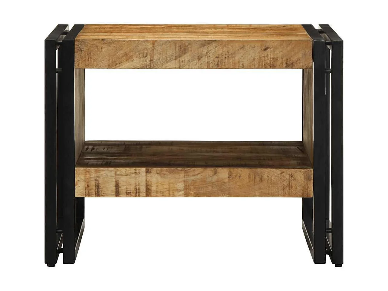 Mesa de centro 50x50x38 cm madera maciza de mango