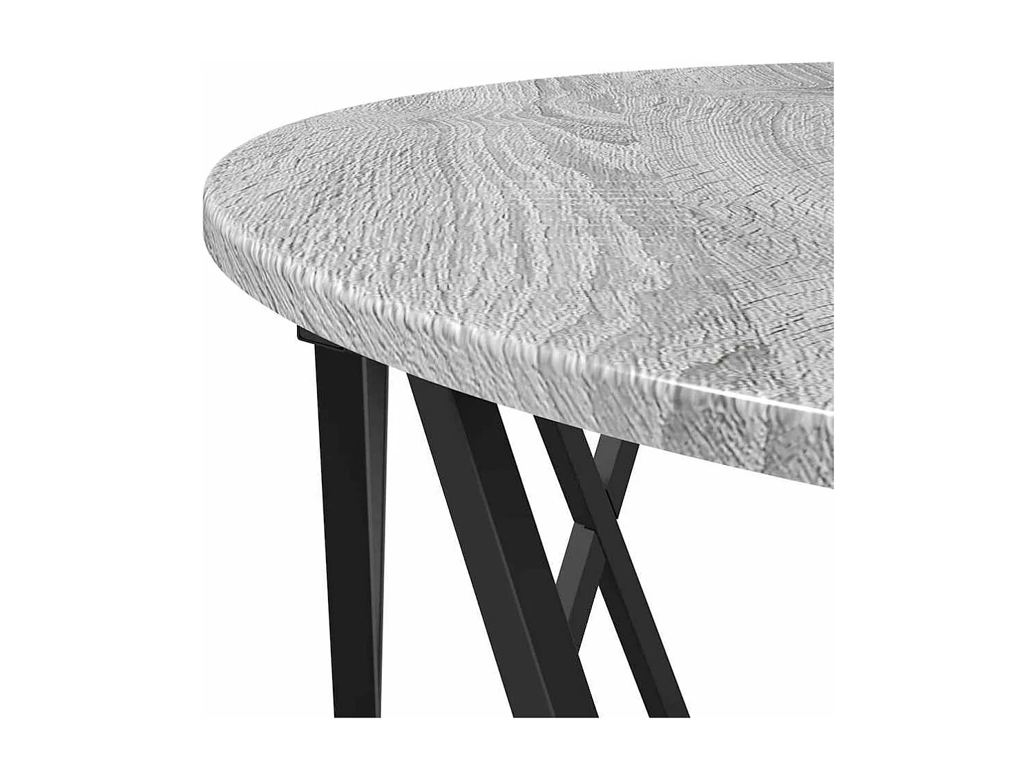 Table basse Sonoma gris 80 x 80 x 42 cm