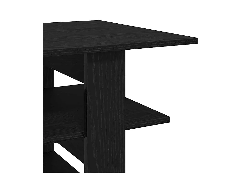 Table basse Chêne noir 102 x 55 x 42 cm Bois d'ingénierie