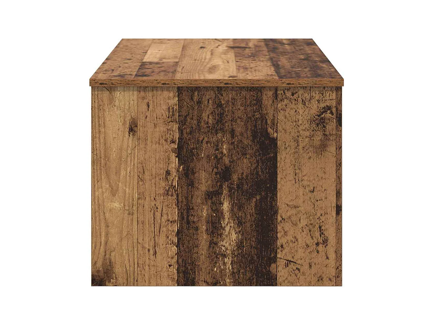 Salontafel Oud hout 80 x 50,5 x 41,5 cm Bewerkt hout