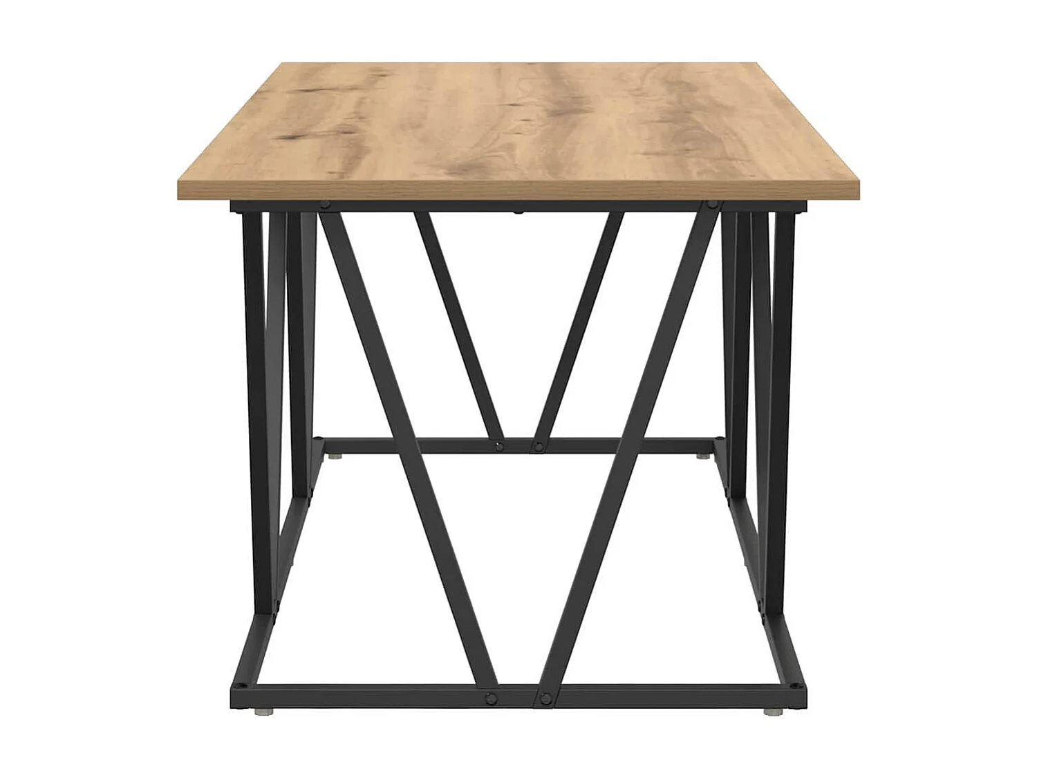 Table basse chêne artisanal 100 x 50 x 40 cm