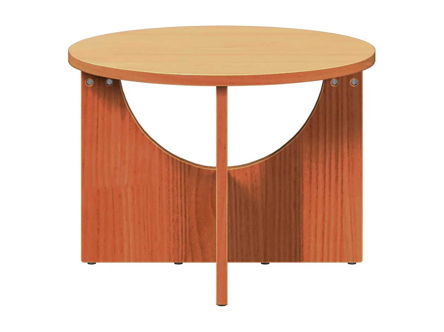 Salontafel Wasbruin 50 x 50 x 35 cm Massief grenenhout