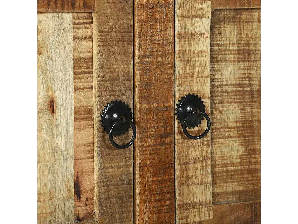 Table basse Marron 80 x 54 x 45 cm Bois de manguier brut massif