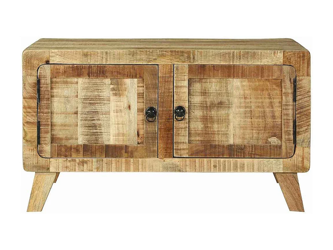 Table basse Marron 80 x 54 x 45 cm Bois de manguier brut massif
