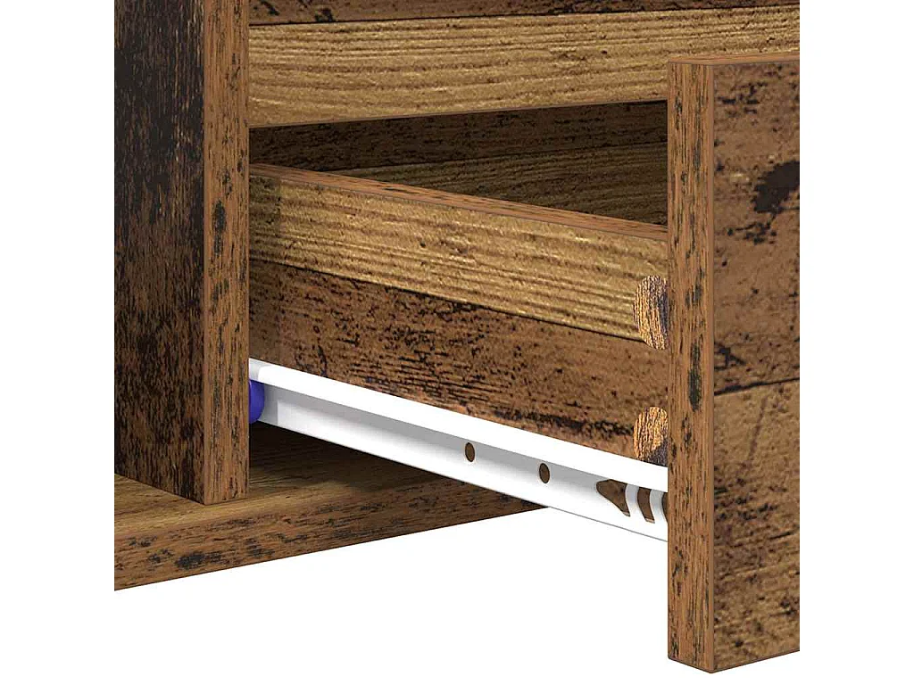 Table basse Bois ancien 90 x 49 x 45 cm Bois d'ingénierie