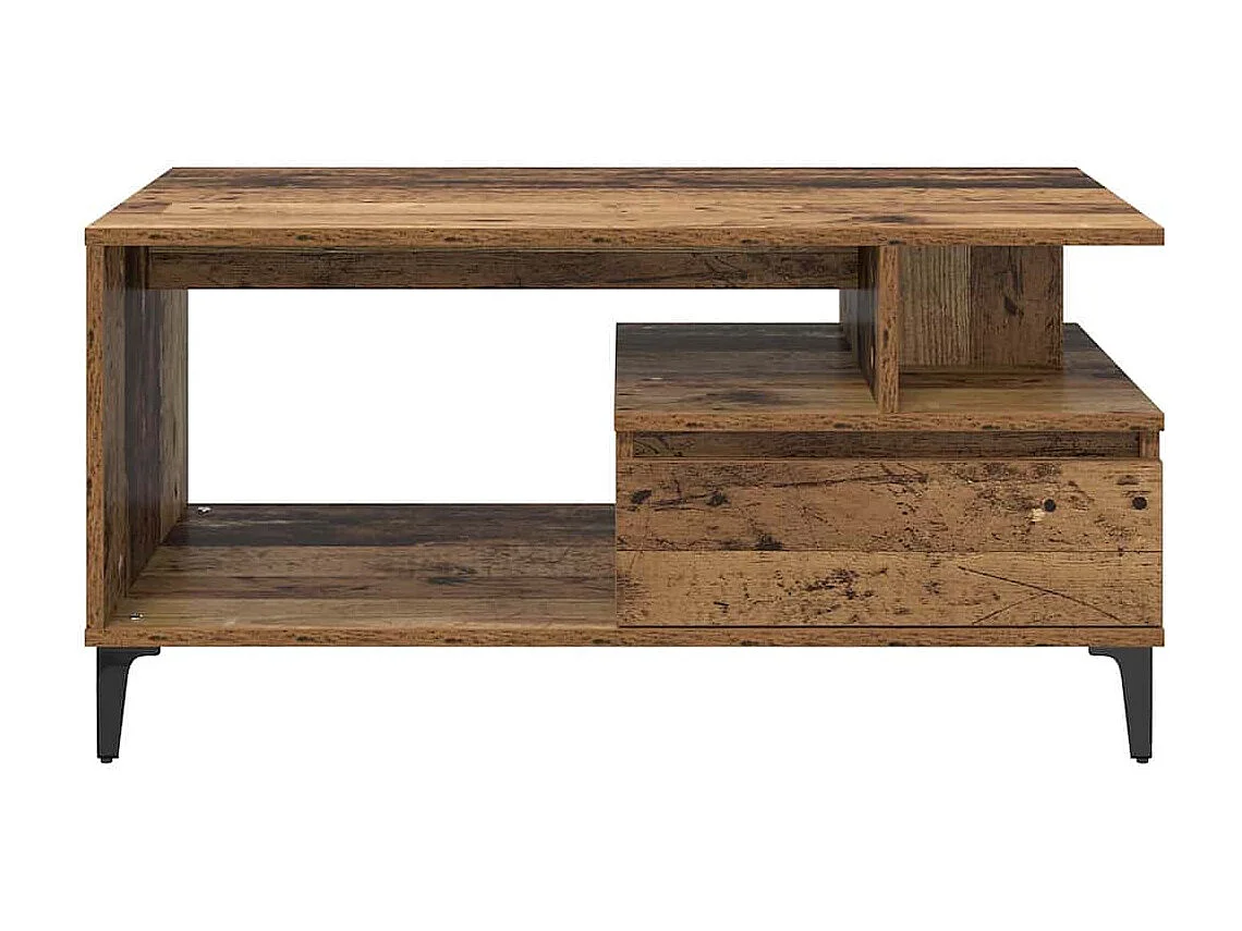 Table basse Bois ancien 90 x 49 x 45 cm Bois d'ingénierie