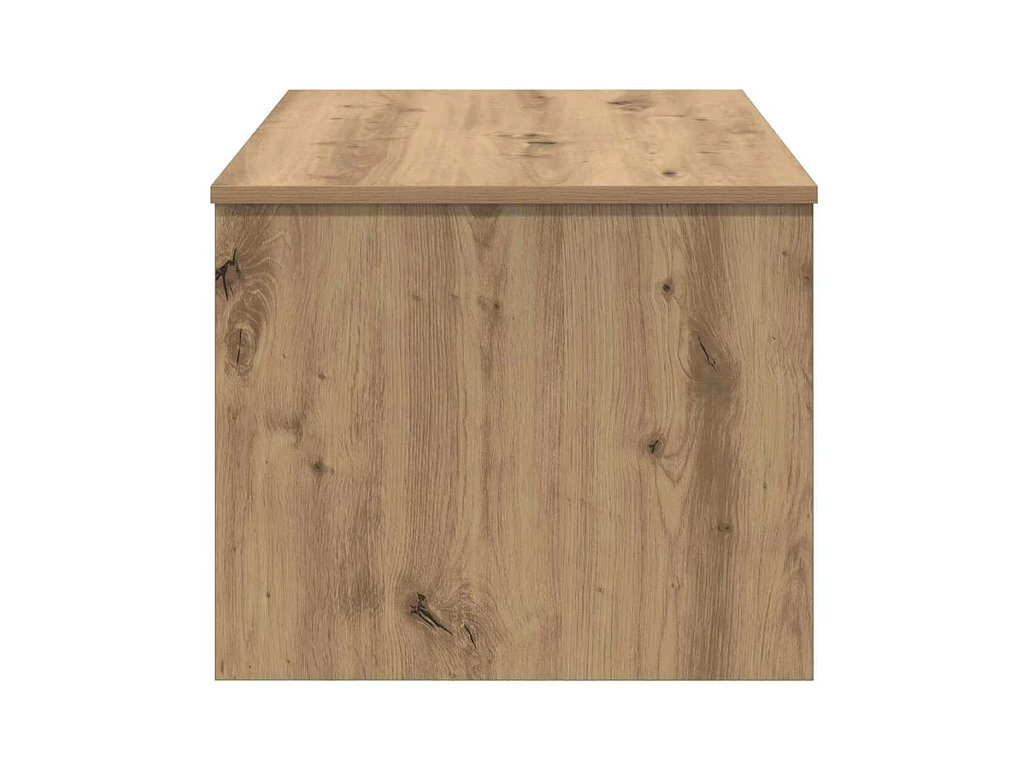 Salontafel artisanaal eikenkleurig 80 x 50,5 x 41,5 cm