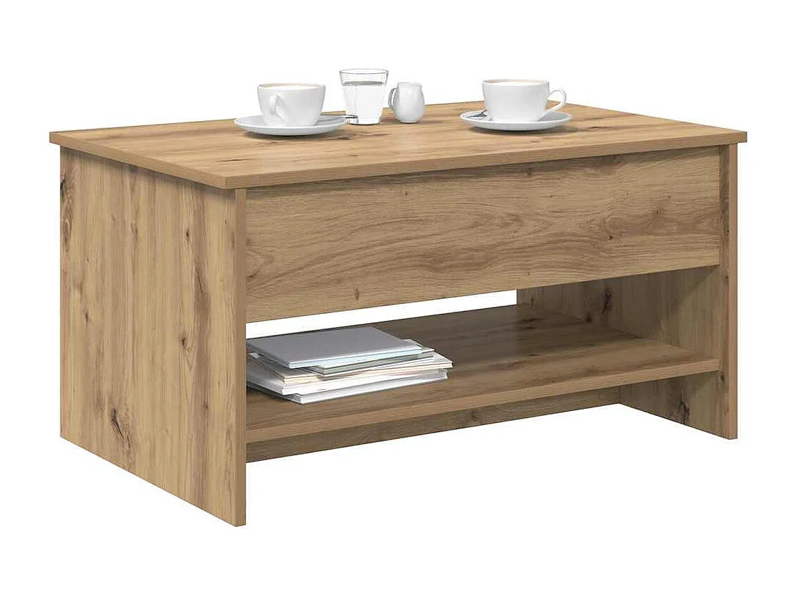 Mesa de centro carvalho artisiano 80 x 50.5 x 41.5 cm