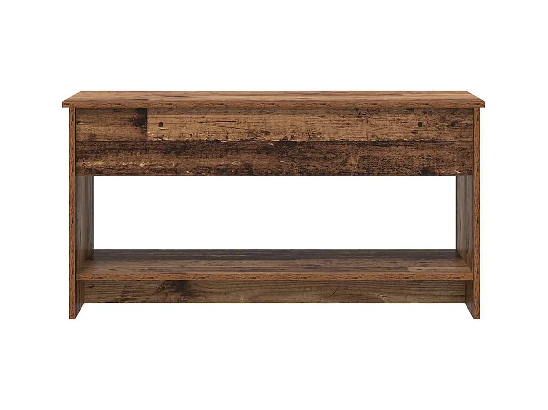 Table basse Bois ancien 80 x 50.5 x 41.5 cm Bois d'ingénierie