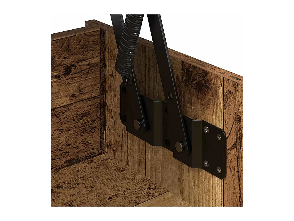 Table basse Bois ancien 80 x 50.5 x 41.5 cm Bois d'ingénierie