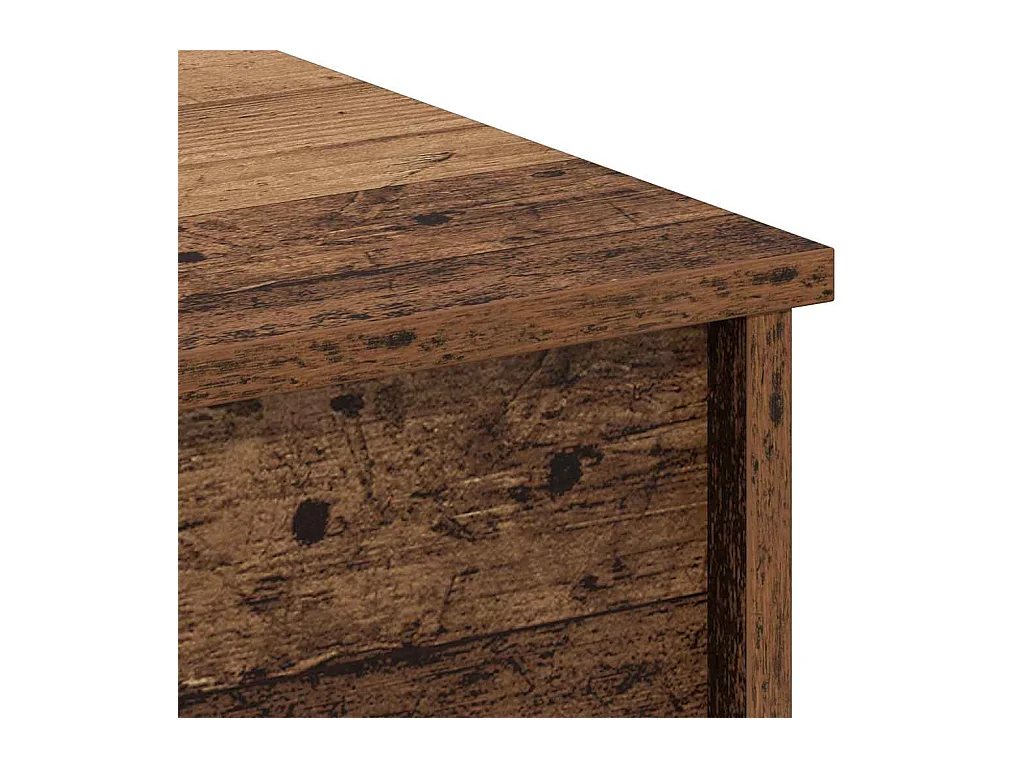 Table basse Bois ancien 80 x 50.5 x 41.5 cm Bois d'ingénierie