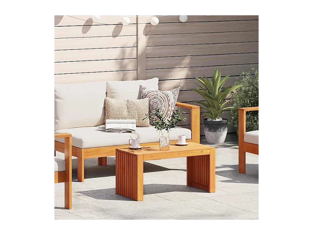 Salontafel Bruin 70 x 35 x 35 cm Massief acaciahout